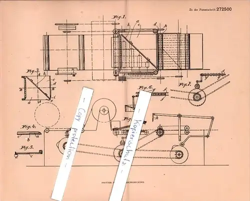 Original Patent - Emile Daneau in Rhisnes b. Namur , 1912 , Spitztütenmaschine , Maschinenbau !!!
