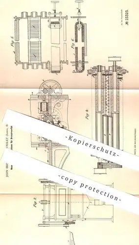 original Patent - John Bromley , Hunslet , Leeds , England  1882 , Maschinen für Bronzierverfahren | Bronze , Bronzieren