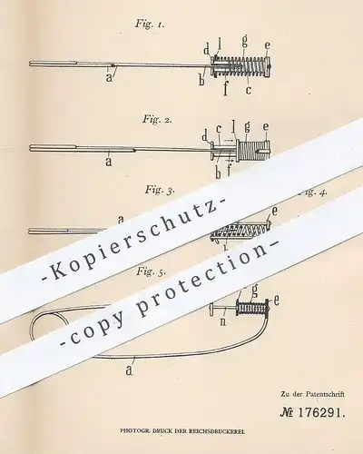 original Patent - Francis Morton le Rossignol , Sydney , Australien  1905 , Sicherheitsnadel | Nadel , Schneider , Nähen