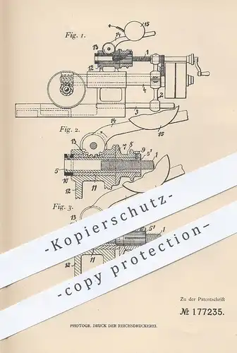 original Patent - Gustav Wagner , Reutlingen , 1905 , Kreissäge | Holzsäge , Holz - Säge , Sägen , Tischler