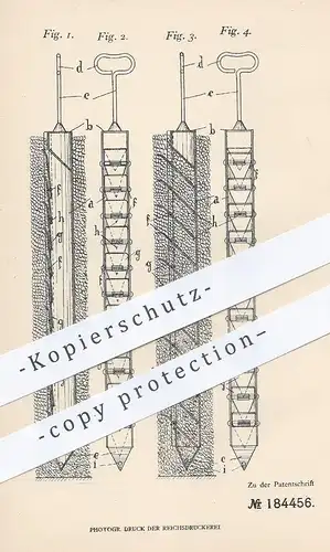 original Patent - Cl. Dransfield , Heinrich Altena , Oberhausen , 1906 , Entnahme von Stichproben aus Kohle , Getreide !