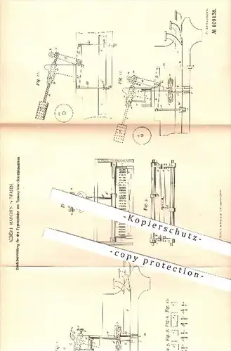 original Patent - A. Marohn , Berlin , 1896 , Typenzylinder an Schreibmaschinen , Schreibmaschine , Druckerei , Druck !!