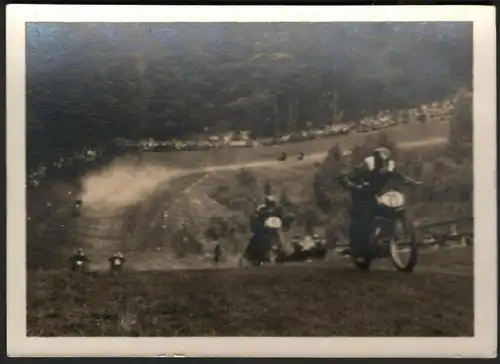 altes Foto , Bergring Teterow 1956 , Grasbahn , Bergringrennen !!!