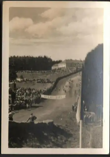 altes Foto , Bergring Teterow 1956 , Grasbahn , Bergringrennen !!!