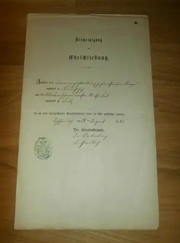 altes Dokument , Teschendorf 1885 , Burg Stargard , Loitz in Mecklenburg !!!