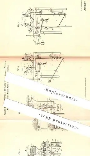 original Patent - Albert Francis Davis , Rutland , Vermont , USA | Schneiden , Mischen , Mahlen , Abwägen von Futter