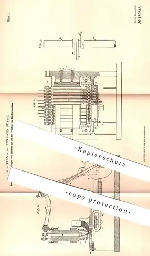 original Patent - Chr. Weiss , Trossingen , 1901 , Stimmplatten der Mundharmonika | Harmonika | Musik , Musikinstrument