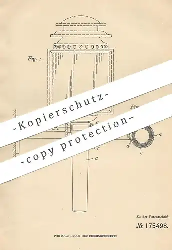 original Patent - Karl Scholz , Lauban , 1906 , Befestigung für Wagenlaternen | Wagen - Laterne | Lampe , Licht !!!