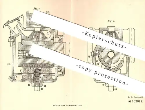 original Patent - Th. Jellinghaus , Kamen , Westfalen , 1905 , Doppelschmierachslager für Eisenbahn | Achslager , Lok !