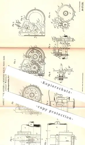 original Patent - James George Accles , Holford House , Perry Barr , Warwick , England | Patronen f. Revolver - Geschütz