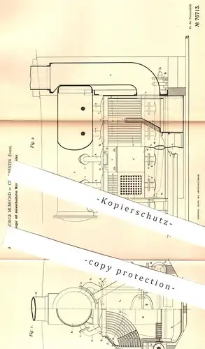 original Patent - Arthur George Mumford , Colchester , Essex , England , 1893 , Dampferzeuger | Dampfkessel , Kessel
