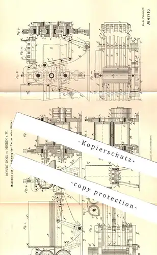 original Patent - Robert Noll , Minden , 1887 , Nachahmung der Textur edler Hölzer | Holz - Furnier | Tischler , Kisten