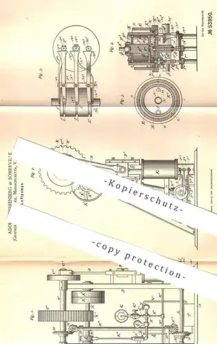 original Patent - Adolph Berrenberg , Somerville , Middlesex , Massachusetts , USA , Luftpumpe | Luft - Pumpe | Gebläse