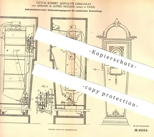 original Patent - Victor Bonnet , Hippolyte Lissagaray , Armand & Alfred Richard Frères , Paris , Stereoskop , Prisma !!