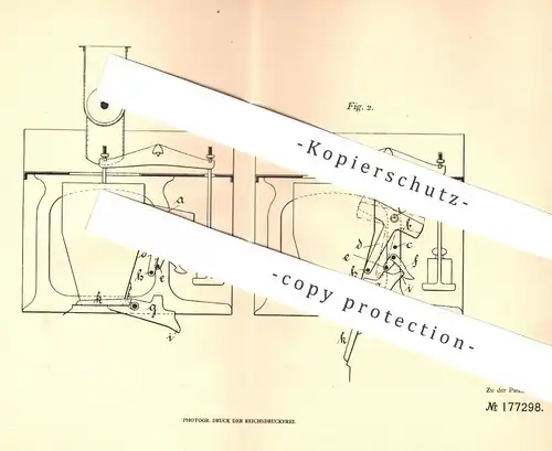 original Patent - Hennefer Maschinenfabrik C. Reuther & Reisert , Hennef , 1905 , Waage , Waage | Waagschale , Gewicht !