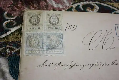 altes Dokument , 1880 , 32 Seiten Lüttow Zarrentin , Heidenheim , Schwerin Steuermarken Mecklenburg !!!