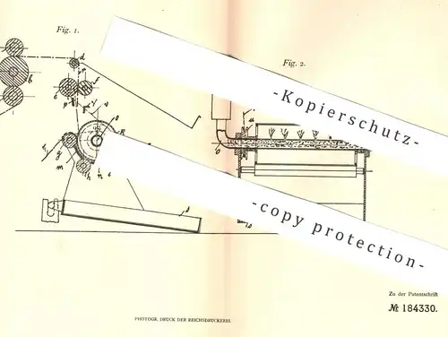 original Patent - Raphael Schwéers , Berlin , 1905 , Trockenvorrichtung für Kopiermaschinen | Kopieren , Kopierer !!