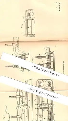 original Patent - Bernhard Baron , London , England , 1906 , Tabakpresse | Tabak Presse , Pressen , Zigarren , Zigarette