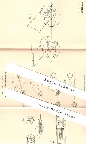 original Patent - H. Dubbel , Köln , 1899 , Zwangläufige Rundschiebersteuerung  | Schiebersteuerung | Schieber Steuerung