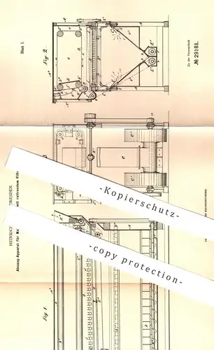 original Patent - Heinrich Seck , Dresden 1884 , Absaugapparat für Mahlmaschine | Mühle , Mühlen , Müller , Mehl , Gries