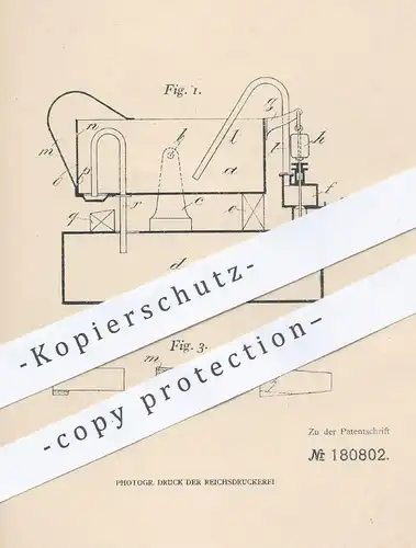 original Patent - Edmund Jeenicke , Dortmund , 1904 , Flüssigkeitsmesser mit Kippgefäß | Zapfanlage , Bier , Wein !!!