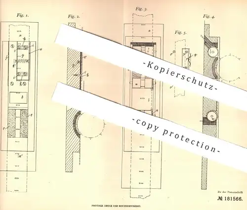 original Patent - Heinrich Ernemann , AG für Kamerafabrikation Dresden , 1906 , Filmbandführung für Bildaufnahmeapparate