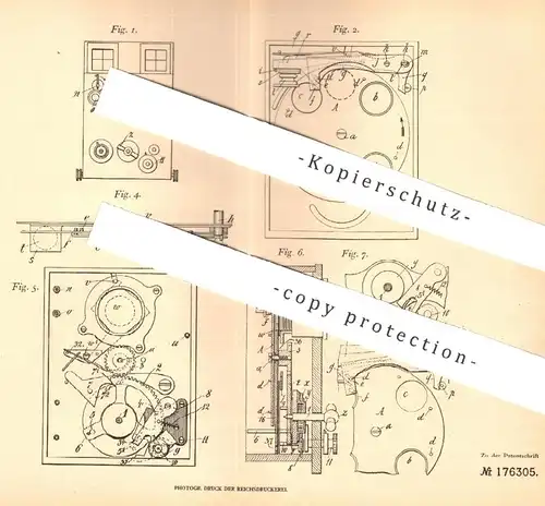 original Patent - Jean Frachebourg , Paris , Frankreich , 1905 , Magazin - Kamera | Fotokamera , Fotograf , Foto !!!
