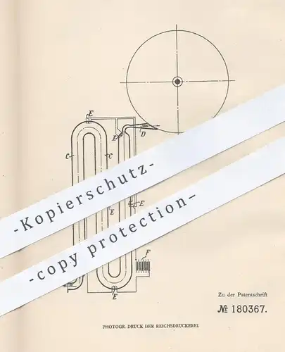 original Patent - Gottfried Kerkau , Berlin / Charlottenburg , 1905 , Explosionen bei Explosionskraftmaschine | Gasmotor