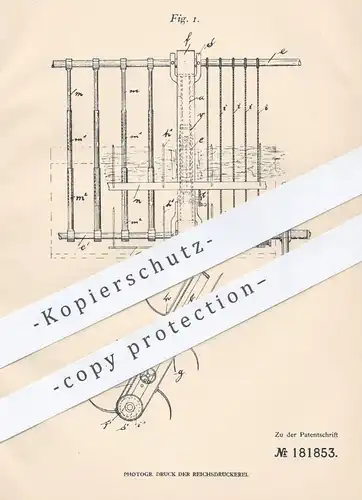 original Patent - Karl Henke , Posen , 1905 , Teleskopartig auseinanderziehbarer Aufzug für Heu , Stroh | Teleskop !!