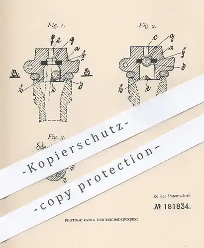 original Patent - Otto Lämmer , Albert Bortfeldt , Halle , 1905 , Flaschenverschluss | Verschluss für Flasche , Flaschen
