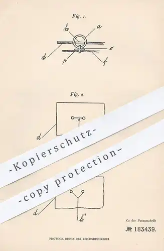 original Patent - Friedrich Bräuninger , Mannheim , 1906 , Schnürverschluss | Leder , Schuhe , Schuster , Schumacher !!