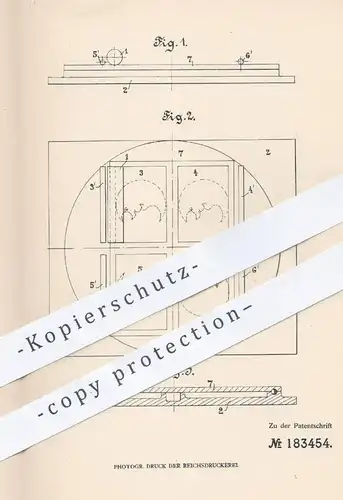 original Patent - Otto Schlotke , Lichterfelde | Jacques Mayer , Berlin , 1906 , Mehrfarbendruckschnellpresse | Presse !