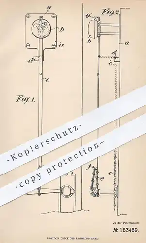 original Patent - Ausstellungs-Galerien GmbH Berlin , 1906 , Feststellen von Türklinken | Tür , Fenster , Fensterbau !