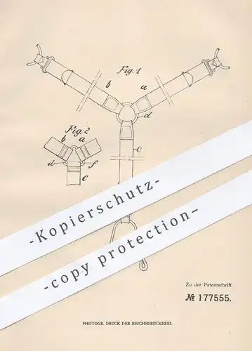 original Patent - Johann Uchrin , Berlin , 1905 , Hosenträger | Hosen - Träger , Mode , Schneider , Gurt , Gürtel , Hose