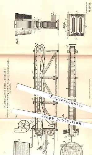 original Patent - Friedrich August Wolff , Heilbronn , 1892 , Herstellung von Gelatine o. Leimtafeln , Leim !!!