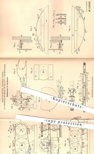 original Patent - Adolph u. Leopold Myers / Charles Bosworth Ketley , Birmingham , 1900 , Schleifen von Schreibfedern
