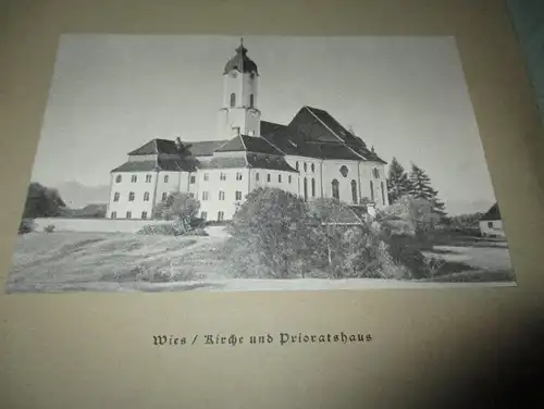 Die Wallfahrtskirche Wies bei Steingaden , 1922 , Heimatforschung , Kirche , Weilheim , Max Hautmann , Architektur !!!