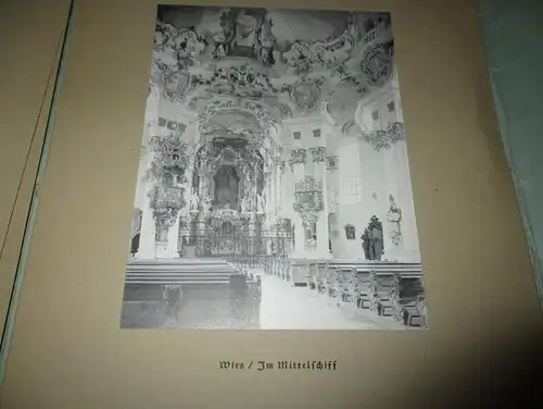 Die Wallfahrtskirche Wies bei Steingaden , 1922 , Heimatforschung , Kirche , Weilheim , Max Hautmann , Architektur !!!