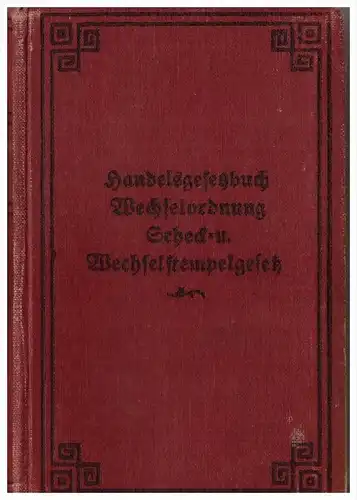Wechselordnung , Scheck- und Wechselstempelgesetz , 1914 , Karl Pannier , 142 Seiten, Wechsel , Post , Sparkasse , Bank