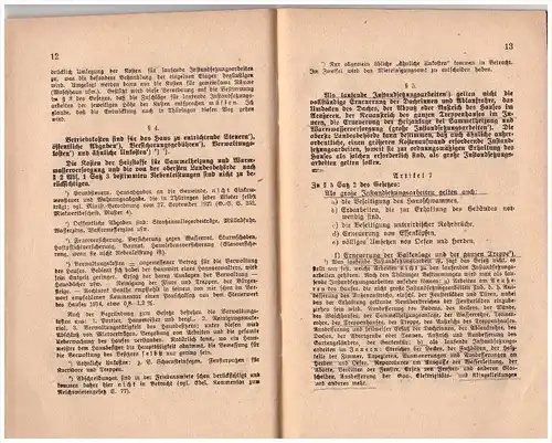 Reichsmietengesetz im Lande Thüringen , Weimar 1922 , Dr. Robert Heydenreich , Polizei , Landespolizei , Miete !!!