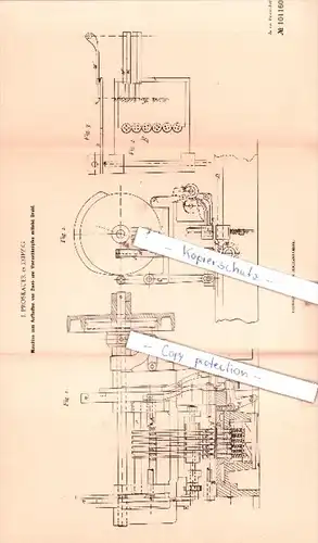 Original Patent  - J. Proskauer in Leipzig , 1897 , Kurzwaaren und Rauchgeräthe !!!