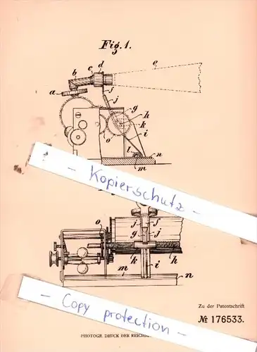 Original Patent  -  Miscellaneous Machine Company in New-York , 1905 , Phonographen !!!