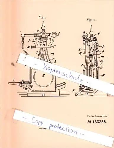 Original Patent  - W. H. Richardson in Thebarton und F. Lindsay Wood in Brompton , 1905 , !!!