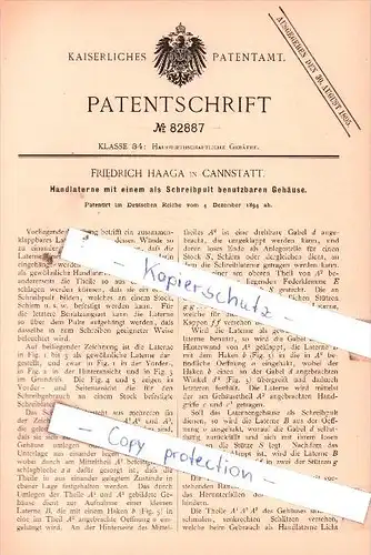 Original Patent  - Friedrich Haaga in Cannstatt , 1894 , Hauswirthschaftliche Geräthe !!!