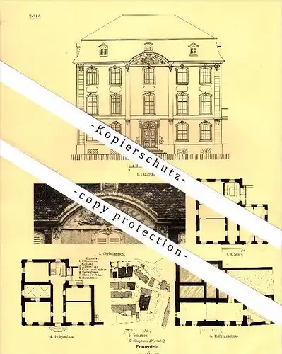 Photographien / Ansichten , 1928 , Frauenfeld , Kanzlei , Kaplanei , Prospekt , Architektur , Fotos !!!