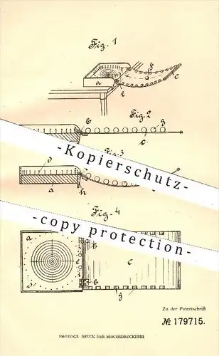 original Patent - Carl Rechenberger in Sebnitz , 1906 , Kugelspiel mit angelenkter Rollbahn , Kegelbahn , Kegeln , Sport