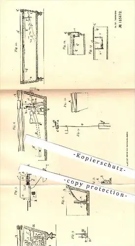 original Patent - Curt Lehmann in Merseburg , 1906 , Selbstkassierendes Billard , Billardspiel , Billardtisch , Sport !!