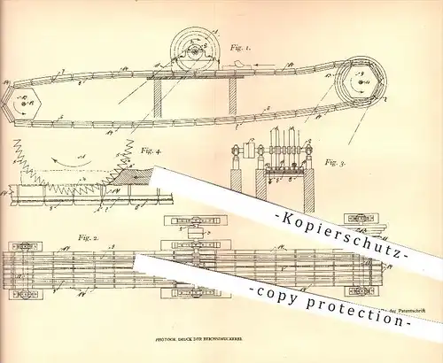 original Patent - Adolf Hillmann in Herne , 1905 , Säge zum Zersägen von Hölzern in der Längsrichtung , Sägen , Holz !!!