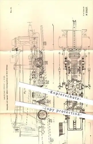 original Patent - Berthold Curant in Wien , 1881 , Gebirgsbahn mit tragender Zahnstangenschiene , Bahn , Eisenbahn !!