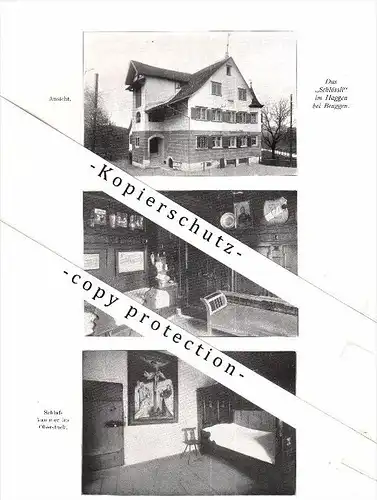 Photographien / Ansichten , 1913 , St. Gallen , Haus zum Altvater , Bruggen , Prospekt , Architektur , Fotos !!!